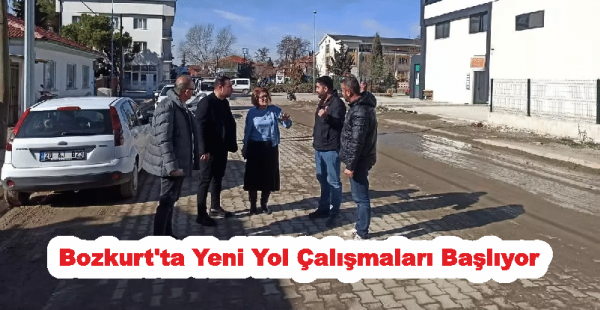 Bozkurt’ta Yeni Yol Çalışmaları Başlıyor