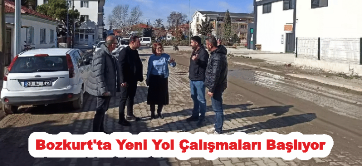 Bozkurt’ta Yeni Yol Çalışmaları Başlıyor