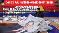Denizli AK Parti’de örnek devir teslim