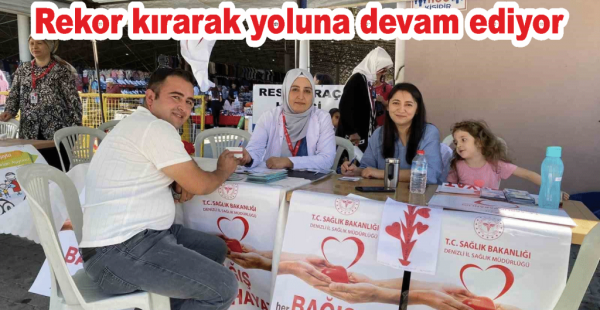Denizli organ bağışında rekor kırarak yoluna devam ediyor